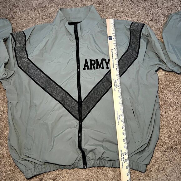 Army Windbreaker Jacket IPFU Medium Regular SKILCRAFT Physical Fitness Full Zip - Picture 5 of 5